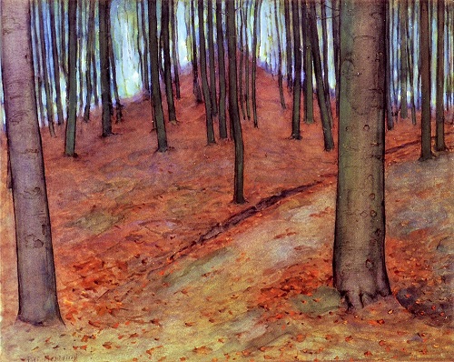 Piet Mondrian: Wood with beech trees 1899