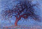 Avond (evening): The red tree, 1908-10