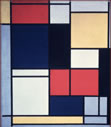 Composition. 1921/Tableau No. II 1921—25, with red, blue, black, yellow and gray 1921/1925 (first State)