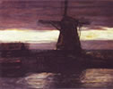 Piet Mondrian: Stammer mill with streaked sky, 1905-07