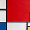 Composition with red, blue, and yellow, 1930