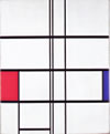 Composition en blanc, rouge et bleu 1936